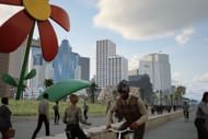 A beachside location as shown in the San Fierro remake video (Image via YouTube/JPC-ArchViz)